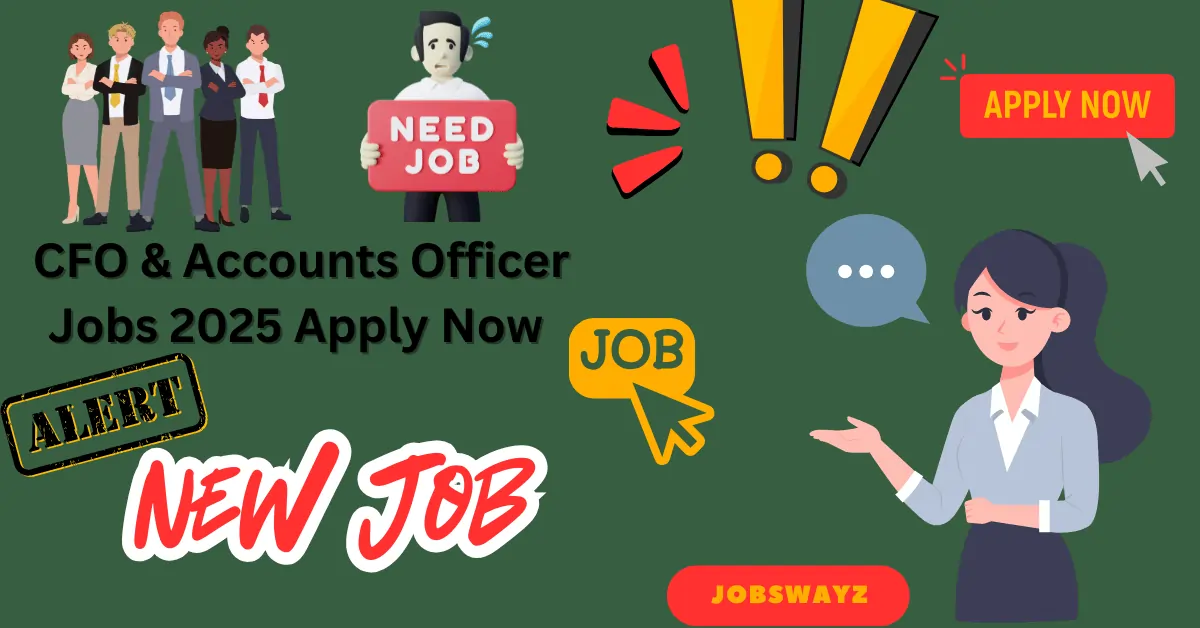 CFO & Accounts Officer Jobs 2025 Apply Now
