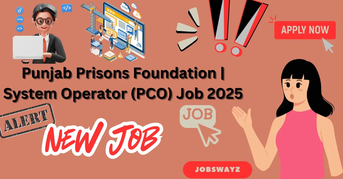 Punjab Prisons Foundation | System Operator (PCO) Job 2025